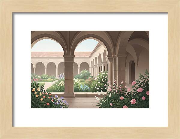 Monastery Cloister Serenity