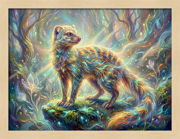 Mongoose In Forest