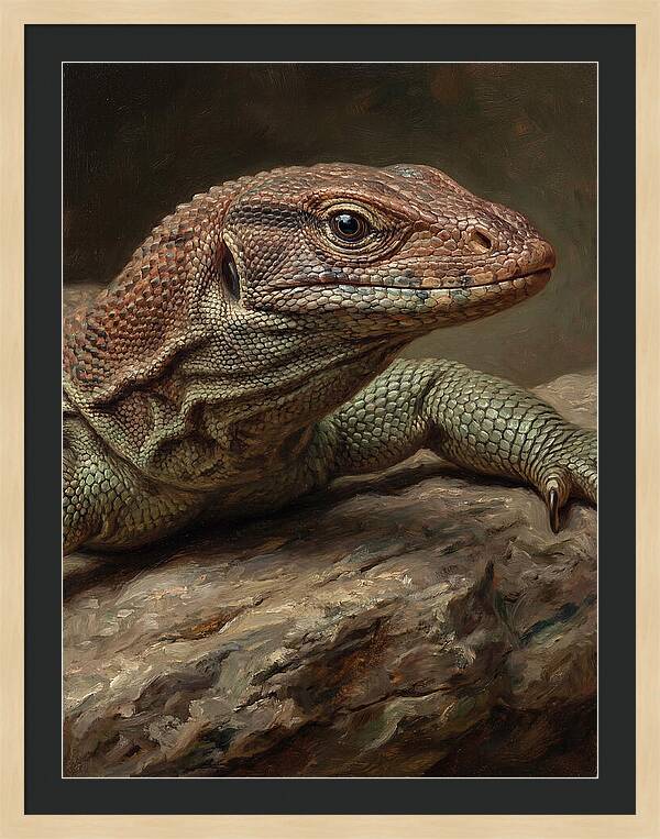 Monitor Lizard In Realistic Detail