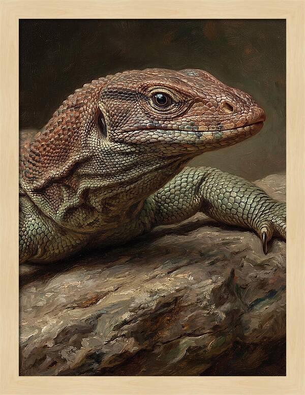 Monitor Lizard In Realistic Detail