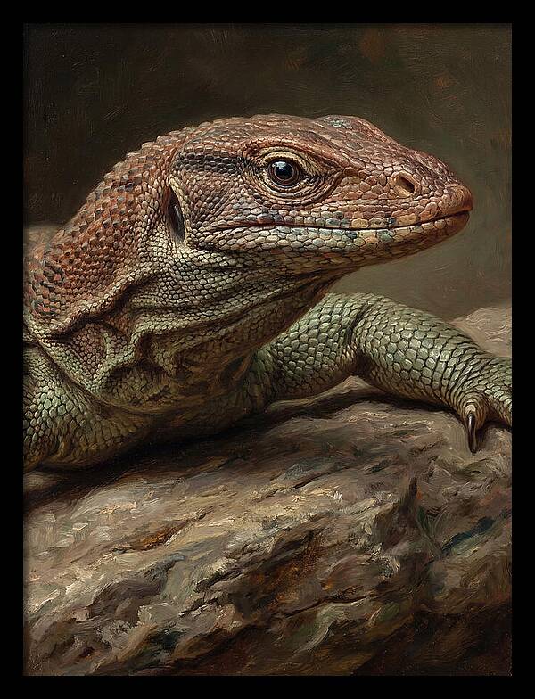 Monitor Lizard In Realistic Detail