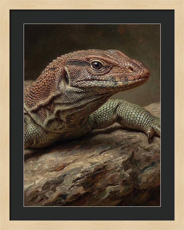 Monitor Lizard In Realistic Detail