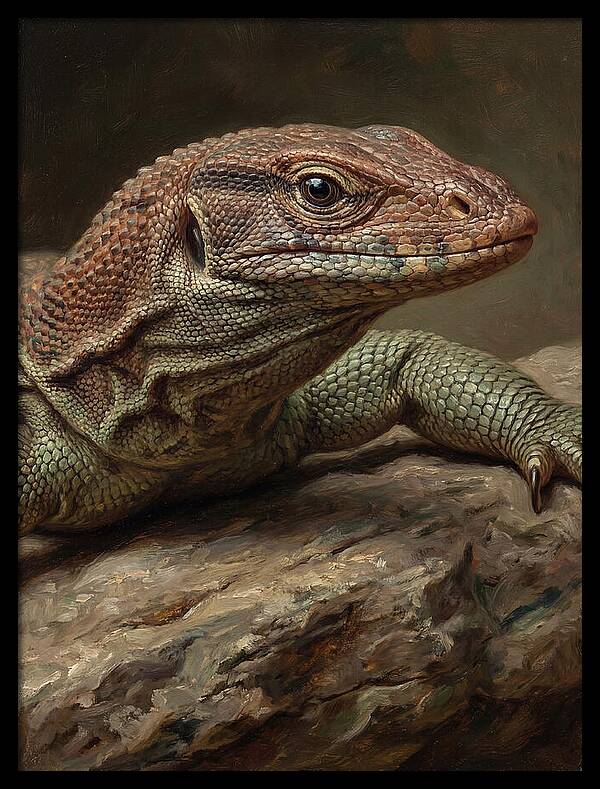 Monitor Lizard In Realistic Detail