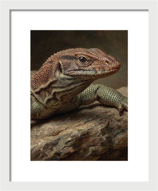 Monitor Lizard In Realistic Detail