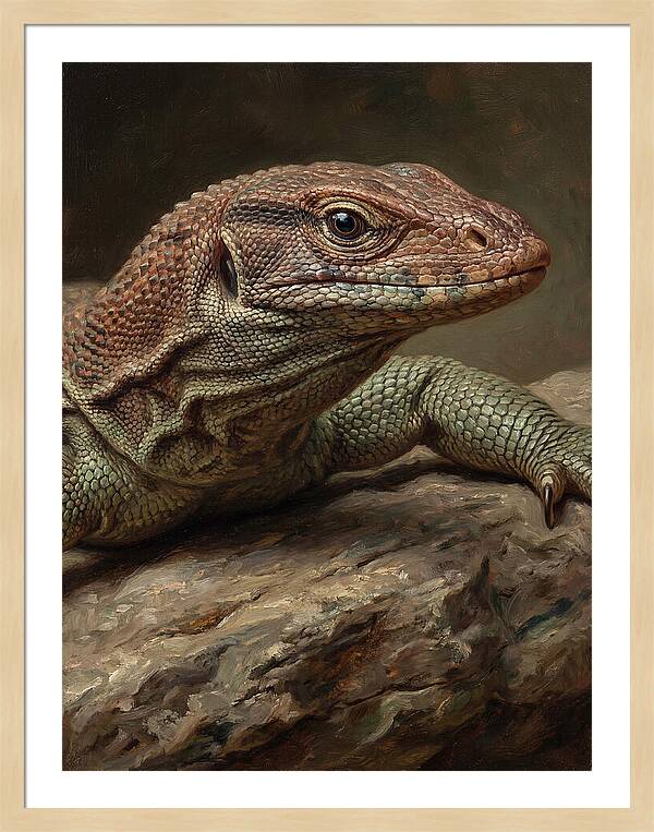 Monitor Lizard In Realistic Detail