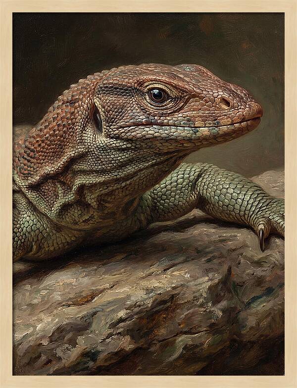Monitor Lizard In Realistic Detail