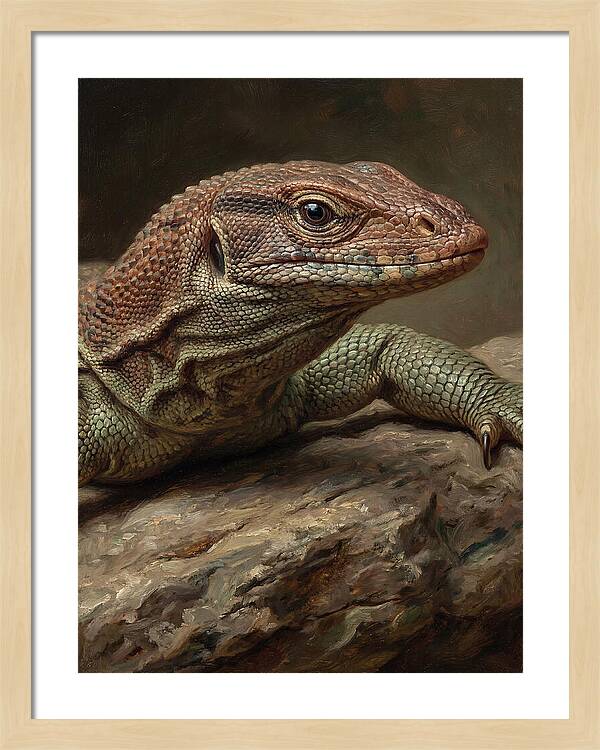 Monitor Lizard In Realistic Detail