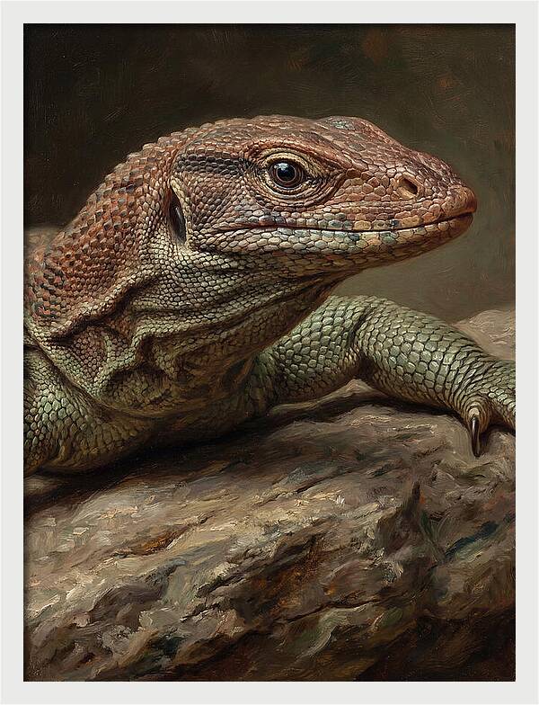 Monitor Lizard In Realistic Detail