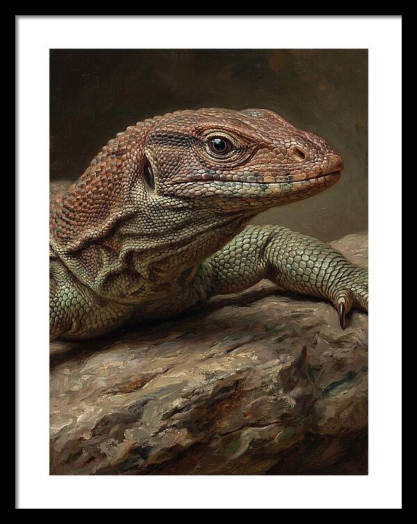 Monitor Lizard In Realistic Detail