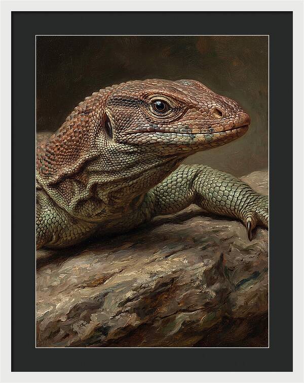 Monitor Lizard In Realistic Detail