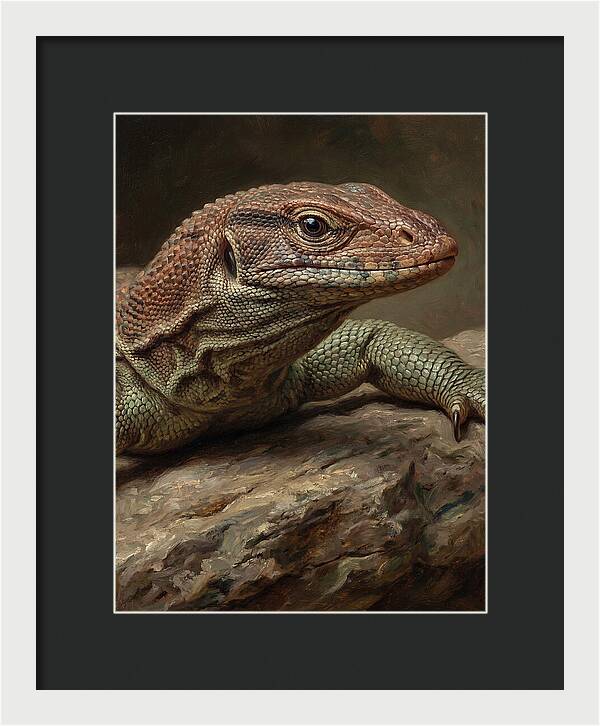 Monitor Lizard In Realistic Detail