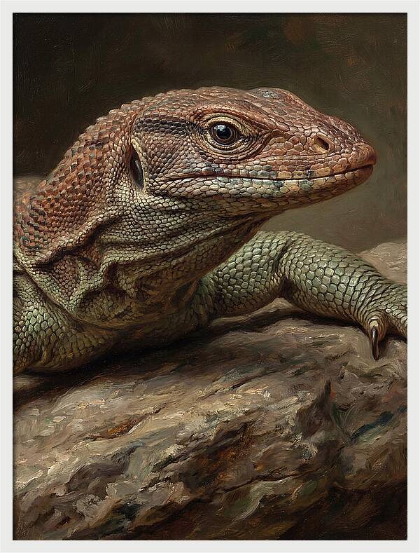 Monitor Lizard In Realistic Detail