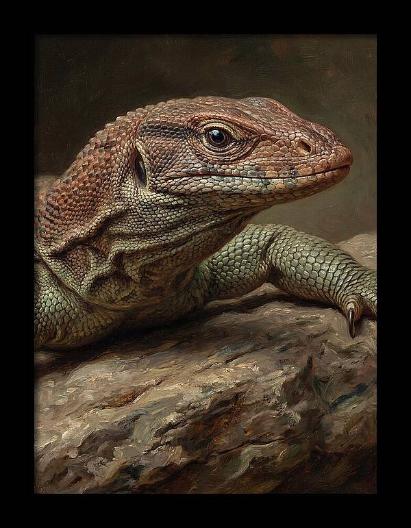 Monitor Lizard In Realistic Detail