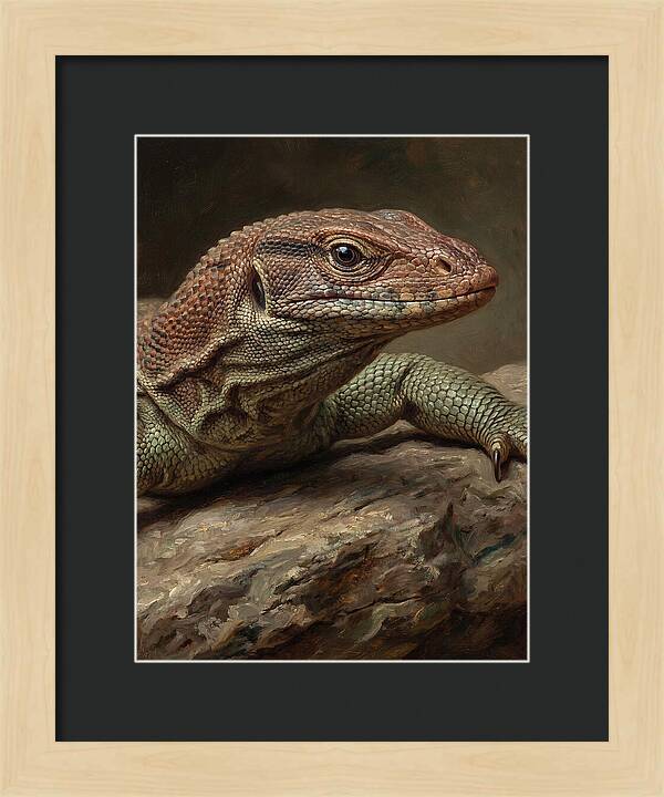 Monitor Lizard In Realistic Detail