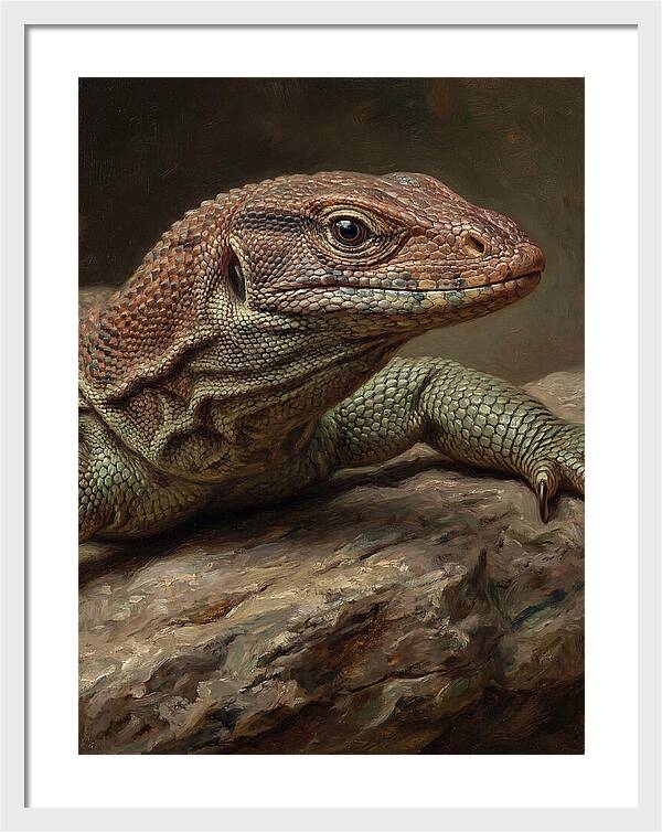 Monitor Lizard In Realistic Detail