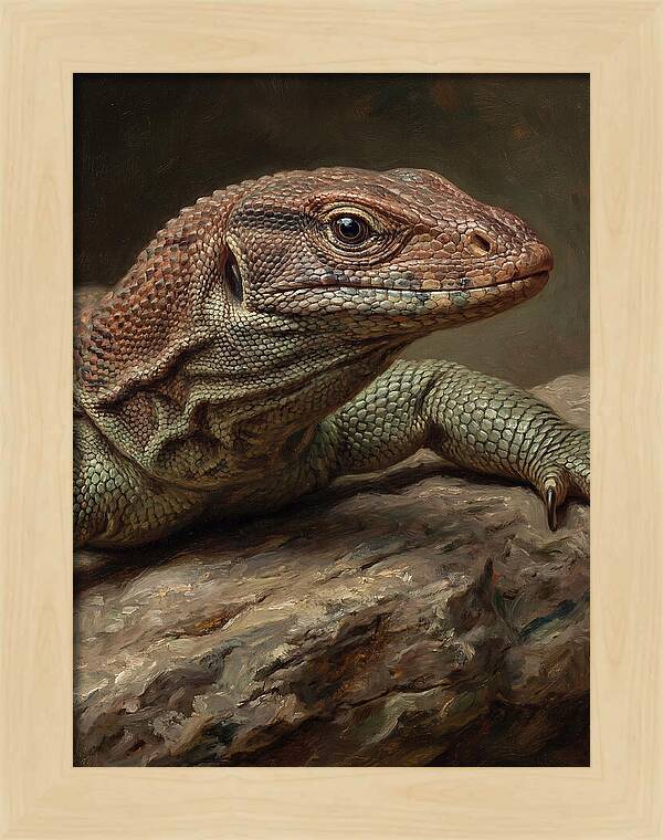 Monitor Lizard In Realistic Detail