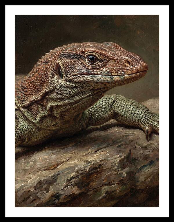 Monitor Lizard In Realistic Detail