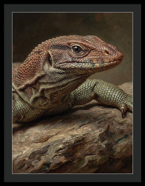 Monitor Lizard In Realistic Detail