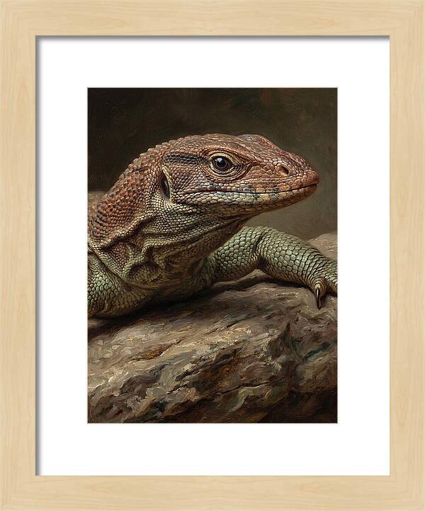 Monitor Lizard In Realistic Detail