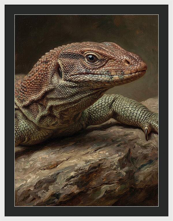 Monitor Lizard In Realistic Detail