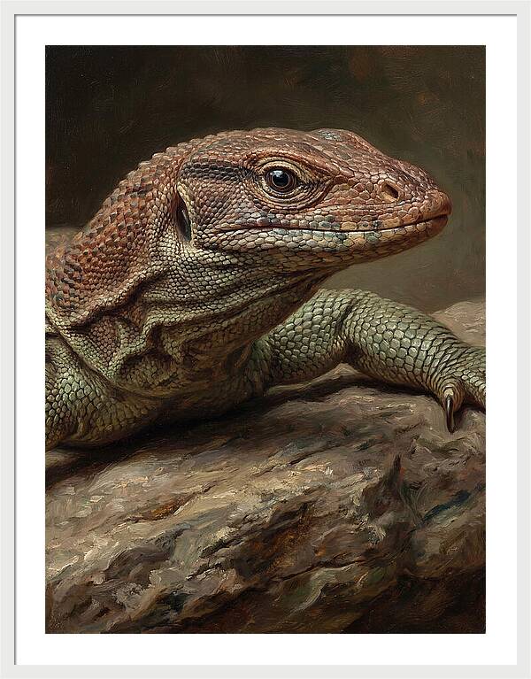Monitor Lizard In Realistic Detail