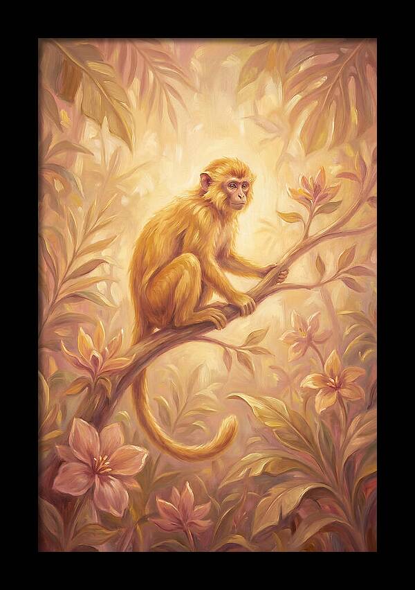 Monkey Among Blossoms