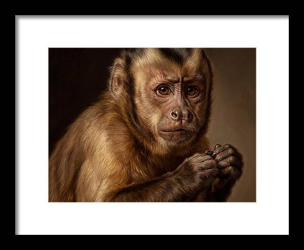 Monkey Portrait In Realism
