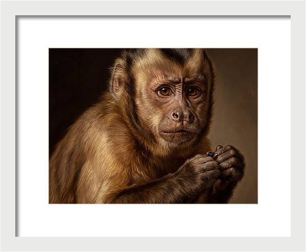 Monkey Portrait In Realism