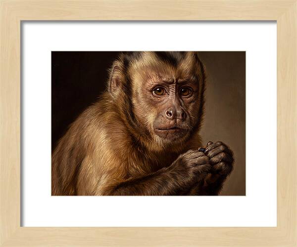 Monkey Portrait In Realism