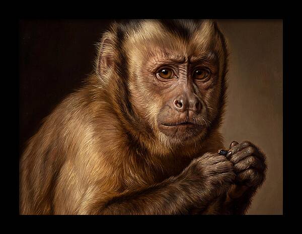 Monkey Portrait In Realism