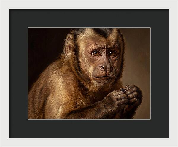 Monkey Portrait In Realism