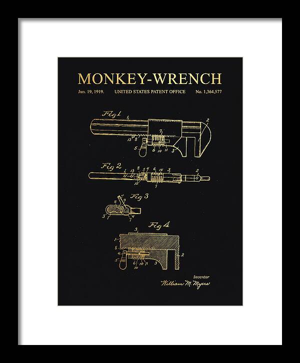 Monkey Wrench Gold Patent Us1364577a