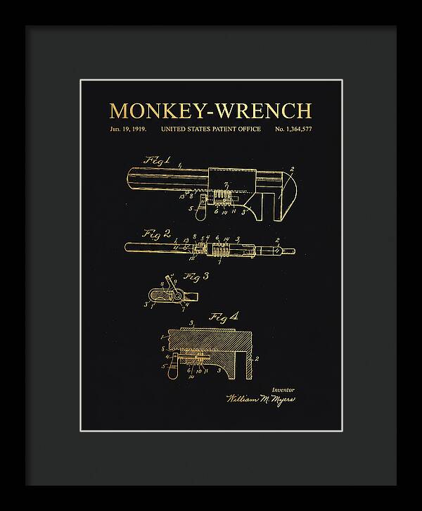 Monkey Wrench Gold Patent Us1364577a