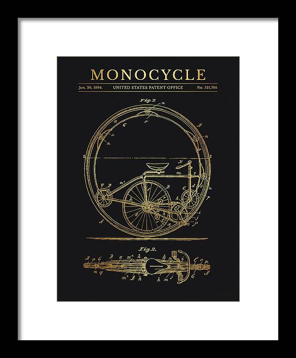 Monocycle Gold Patent Us521786a
