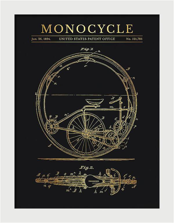Monocycle Gold Patent Us521786a