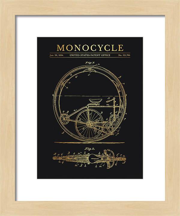 Monocycle Gold Patent Us521786a