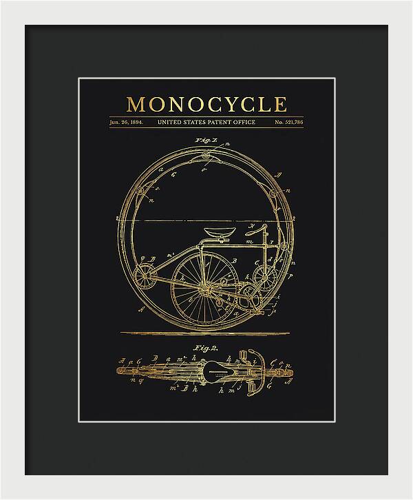 Monocycle Gold Patent Us521786a