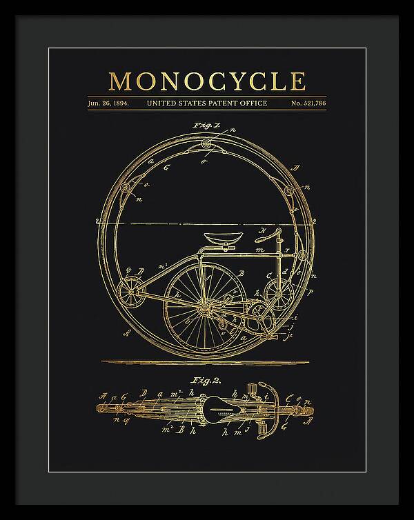 Monocycle Gold Patent Us521786a