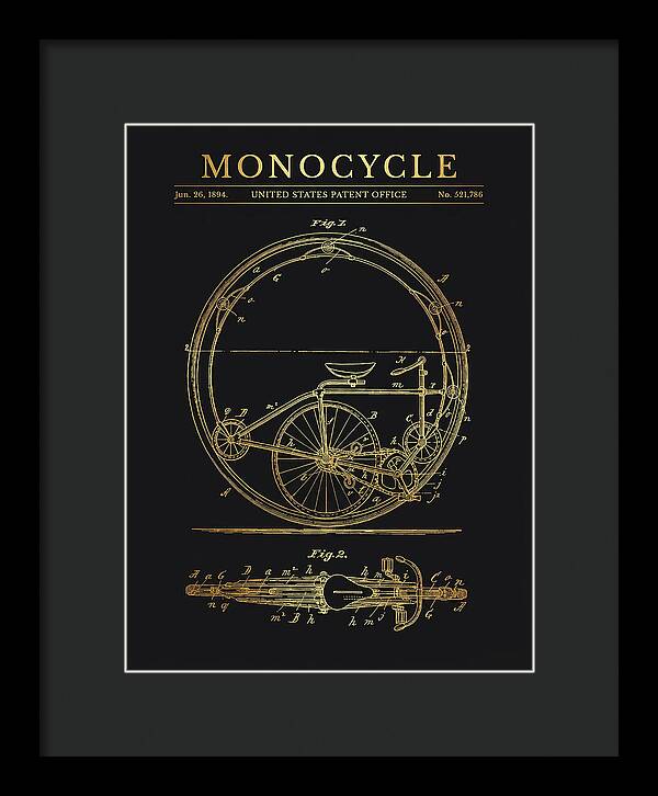 Monocycle Gold Patent Us521786a