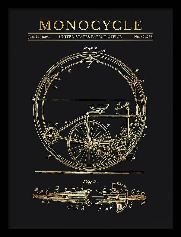 Monocycle Gold Patent Us521786a