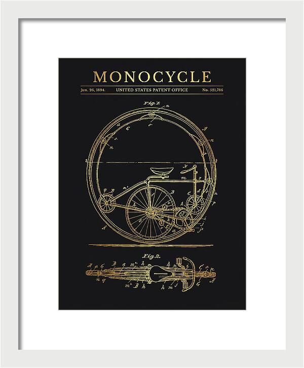 Monocycle Gold Patent Us521786a