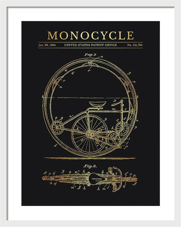 Monocycle Gold Patent Us521786a