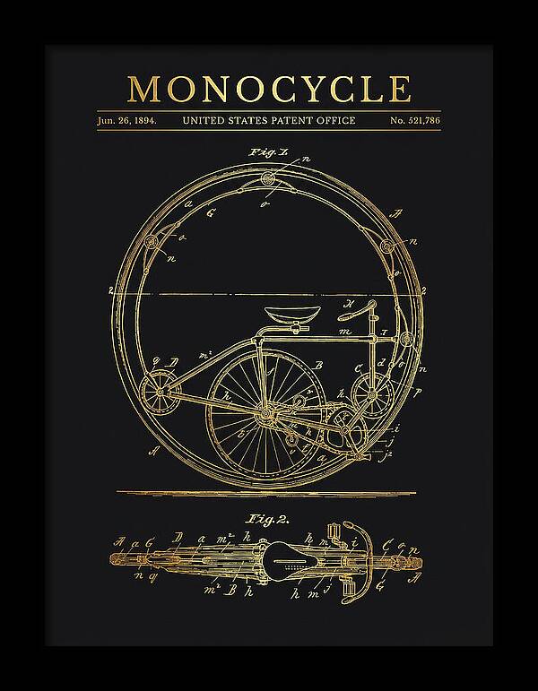 Monocycle Gold Patent Us521786a
