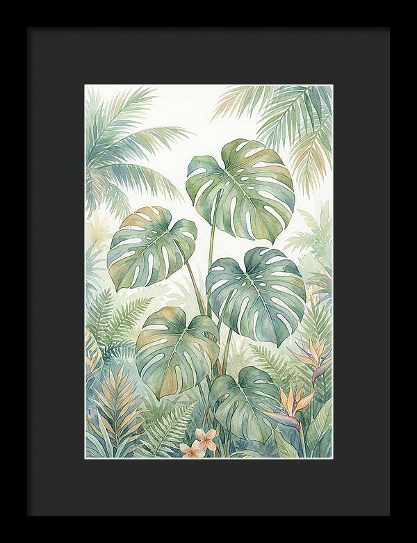 Monstera Deliciosa In Tropical Paradise