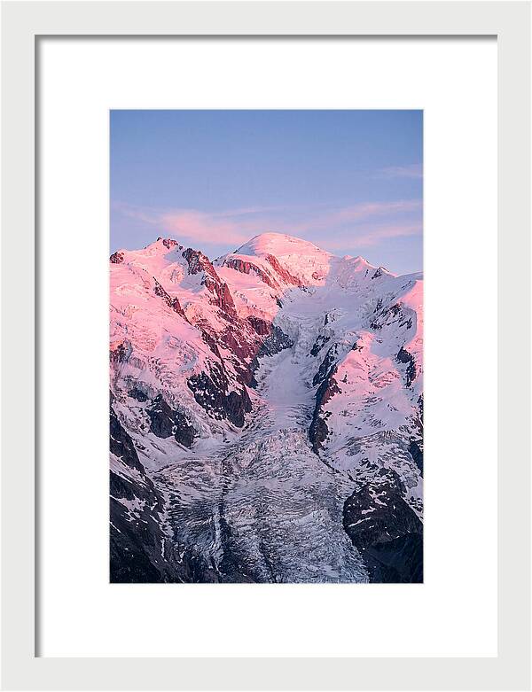 Mont Blanc At Sunrise