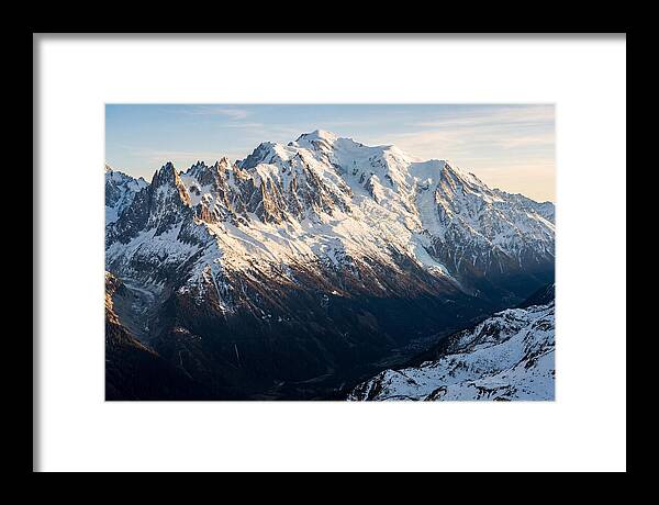 Mont Blanc Massif At Dusk