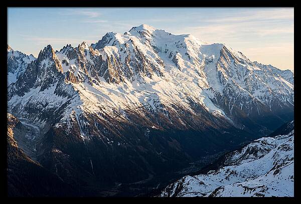 Mont Blanc Massif At Dusk