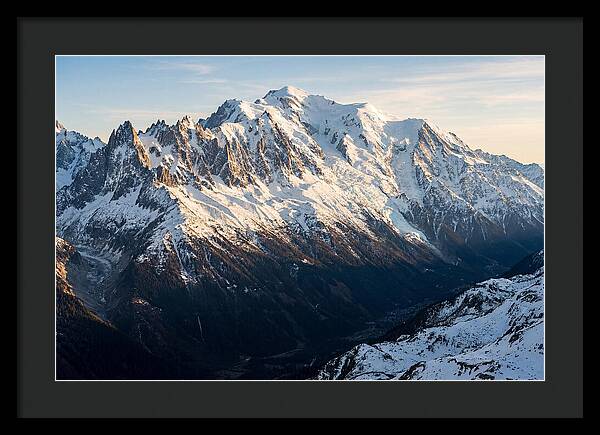 Mont Blanc Massif At Dusk