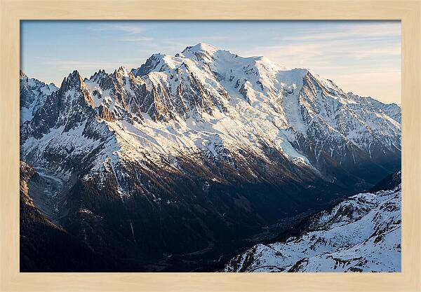 Mont Blanc Massif At Dusk