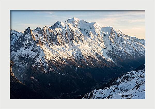 Mont Blanc Massif At Dusk